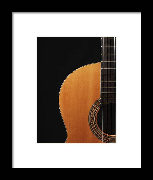 Country And Western Music Framed Print featuring the photograph Classical Guitar by Wildcatmad