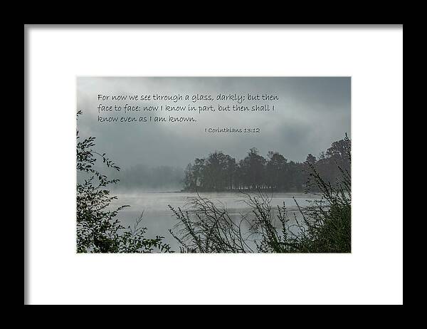 Fog Framed Print featuring the photograph Clearer Vision One Day by Marcy Wielfaert