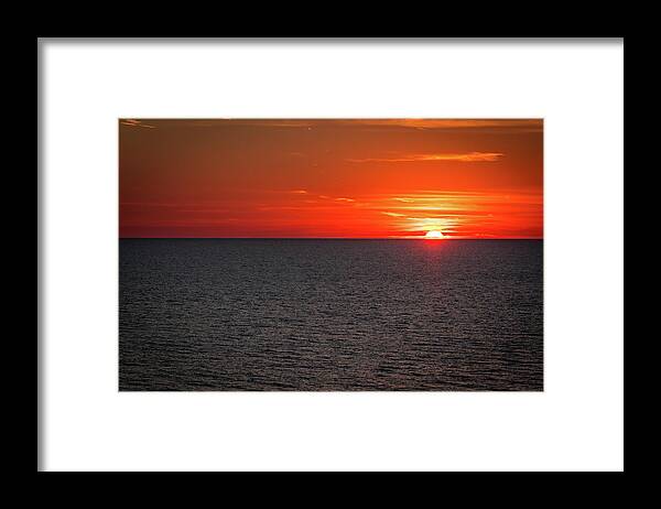 Florida Framed Print featuring the photograph Clearwater Sunset by Jeff Phillippi