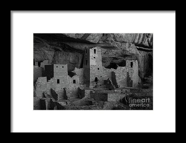Cliff Palace Framed Print featuring the photograph Cliff Palace South by Jeff Hubbard