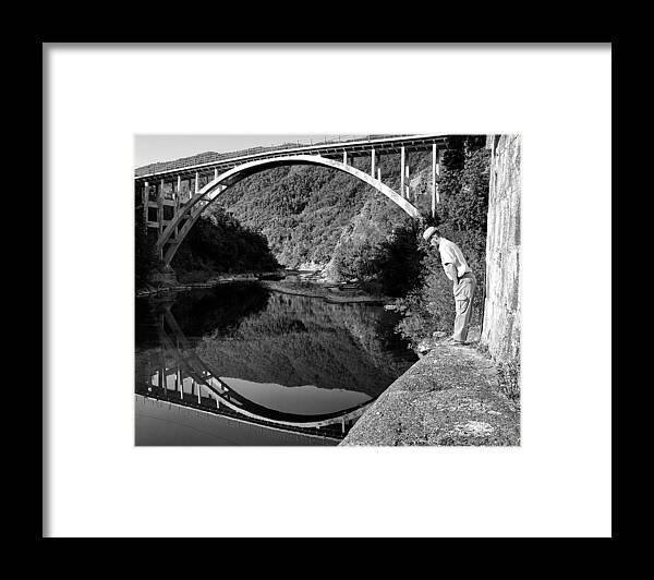 Concept Framed Print featuring the photograph Close The Circle by Carlo Ferrara