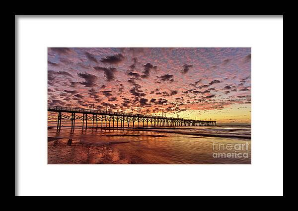 Sunrise Framed Print featuring the photograph Cloud Burst by DJA Images