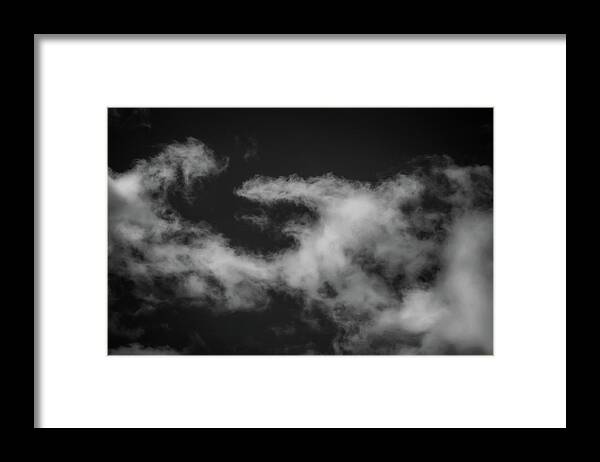 Greg Mimbs Framed Print featuring the photograph Clouds 14 In Black and White by Greg and Chrystal Mimbs