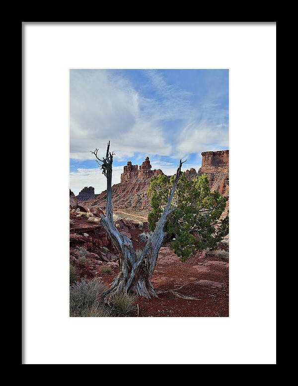 Valley Of The Gods Framed Print featuring the photograph Clouds over Valley of the Gods by Ray Mathis