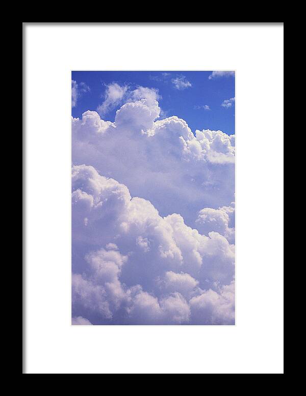 Scenics Framed Print featuring the photograph Cloudscape, Low Angle View by Stuart Gregory
