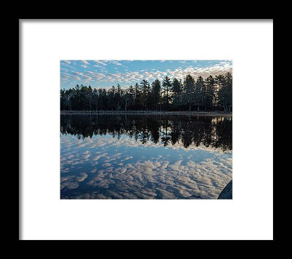 Lake Framed Print featuring the photograph Cloudy Waters by William Bretton