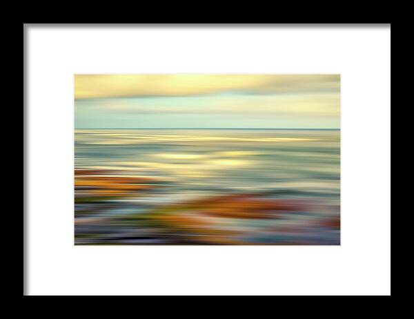 Coastal Layers Framed Print featuring the photograph Coastal Layers by Joseph S Giacalone