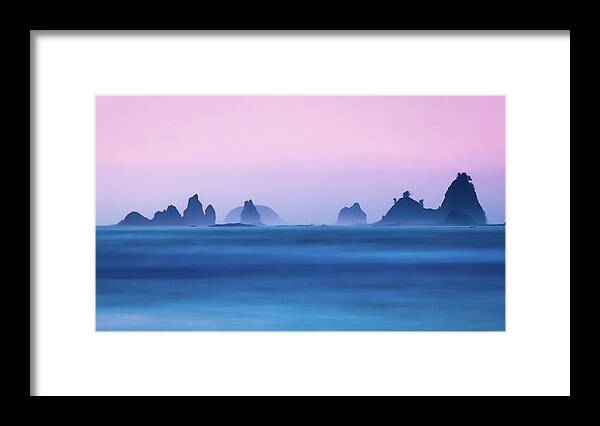 Sunset Framed Print featuring the photograph Coastal Light by Hamish Mitchell