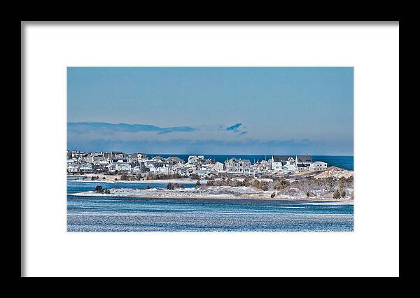 Winter Framed Print featuring the photograph Coastal Winter by Kate Hannon