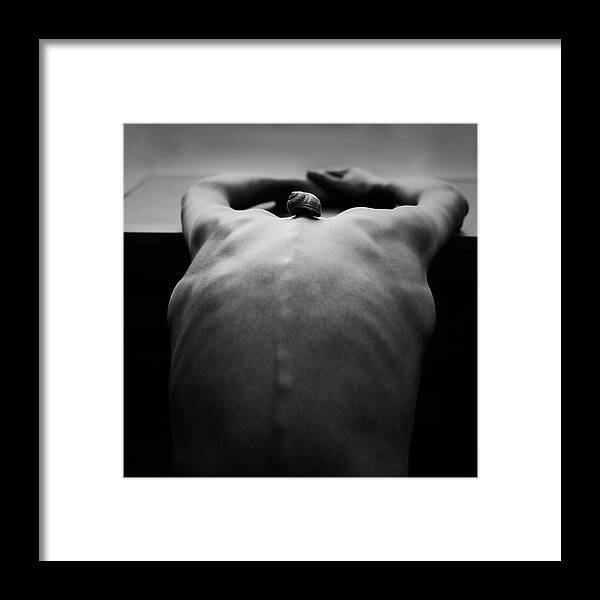 Boy Framed Print featuring the photograph Cochlea by Mirjam Delrue
