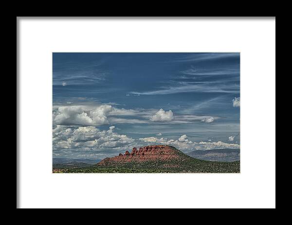  Sedona Framed Print featuring the photograph Cockscomb Mountain by Tom Kelly