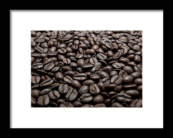 Heap Framed Print featuring the photograph Coffee Bean by Yorkfoto