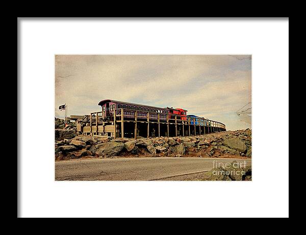 Marcia Lee Jones Framed Print featuring the photograph Cog Railway by Marcia Lee Jones