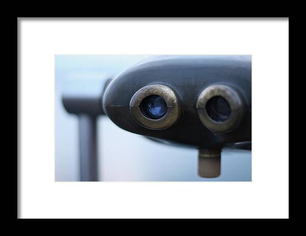 Tranquility Framed Print featuring the photograph Coin Operated Binoculars by Barry Duncan