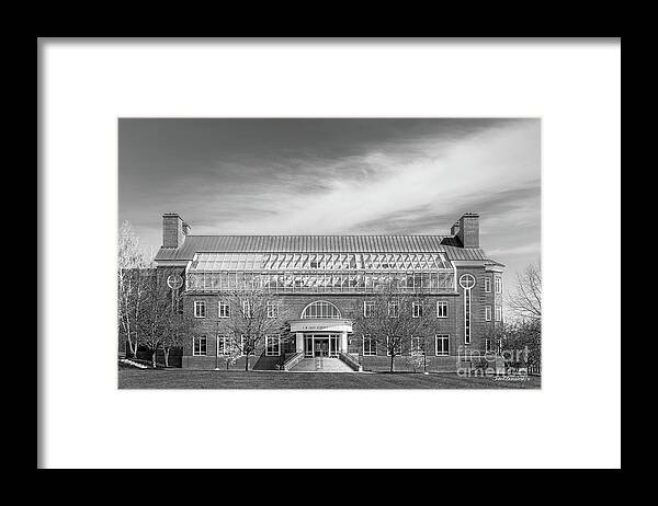Colby College Framed Print featuring the photograph Colby College Olin Science Center by University Icons