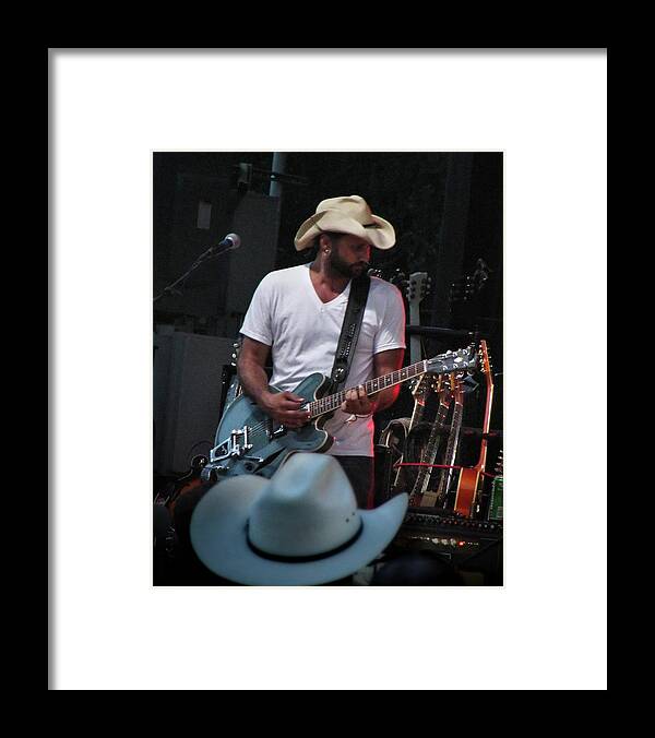 Whitewater Framed Print featuring the photograph Colin Brooks - The Band of Heathens by Micah Offman