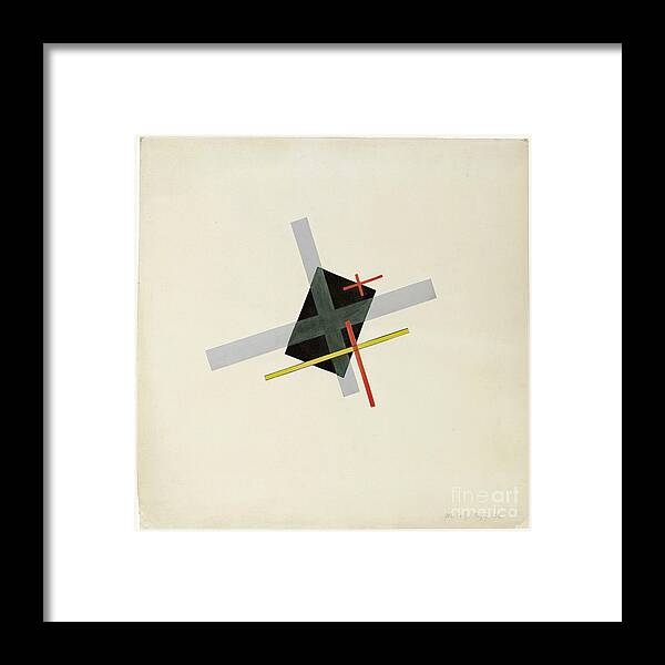 Painted Image Framed Print featuring the drawing Collage With Black Centre by Heritage Images