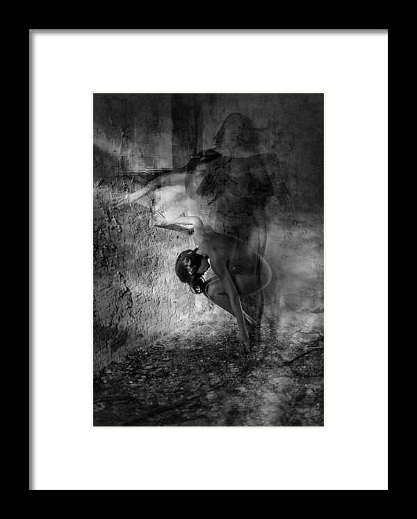 Despair Framed Print featuring the photograph Collapsing In Despair by Colin Dixon