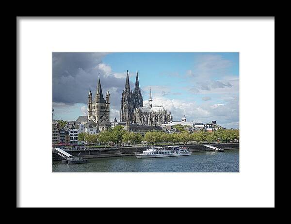 Cologne Framed Print featuring the photograph Cologne, Germany by Jim Mathis