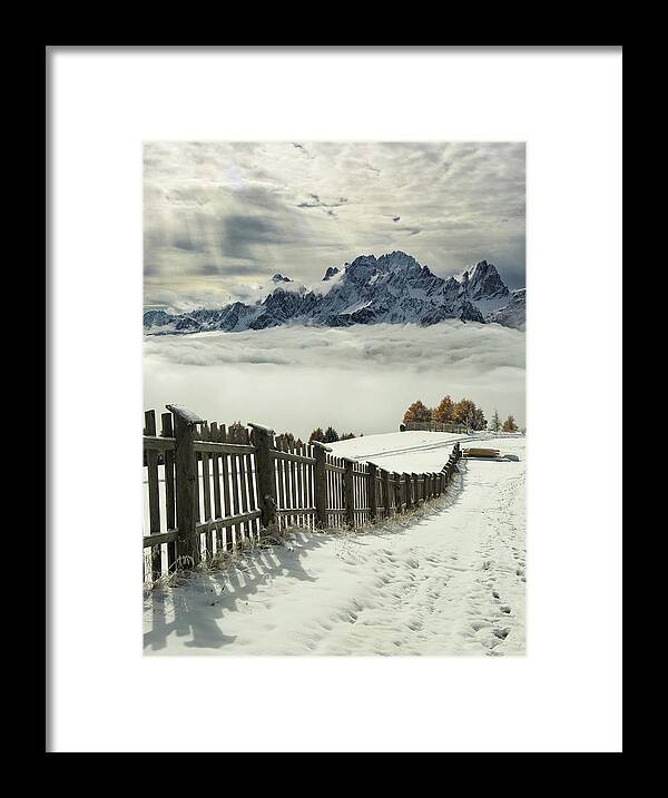 Monteelmo Framed Print featuring the photograph Colored Elements by Swapnil.