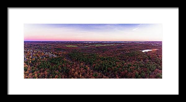 Fall Framed Print featuring the photograph Colorful Panorama by William Bretton