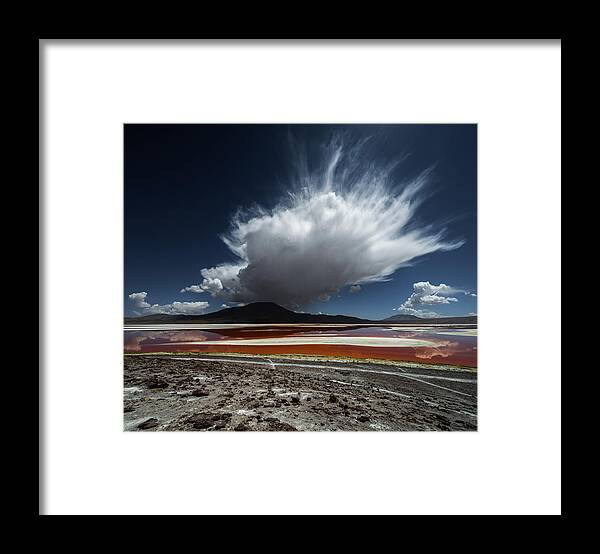 Cloud Framed Print featuring the photograph Colors Of Bolivia by Rostovskiy Anton