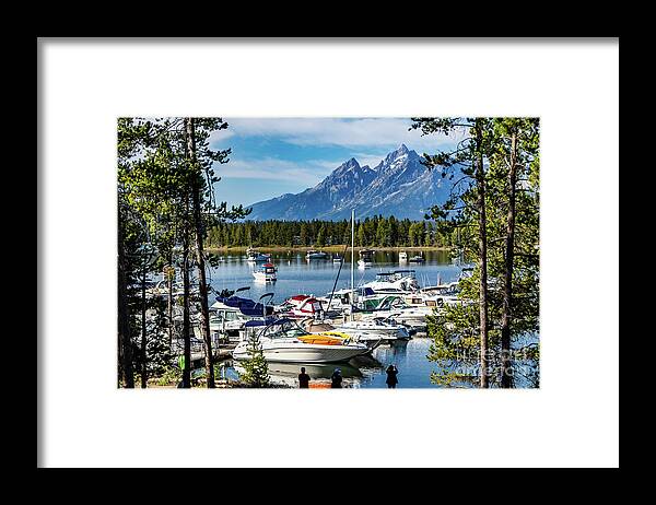 Colter Bay Framed Print featuring the photograph Colter Bay by Roslyn Wilkins