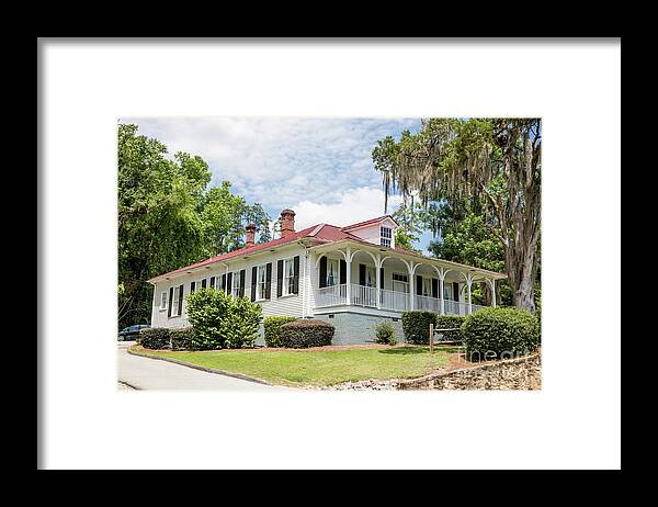 Columbia County Visitors Center - Savannah Rapids Framed Print featuring the photograph Columbia County Visitors Center - Savannah Rapids by Sanjeev Singhal