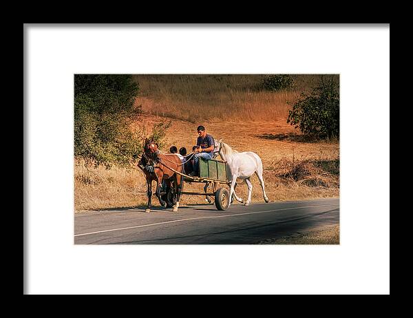 Come Back Home Framed Print featuring the photograph Come back home before dusk by Micah Offman
