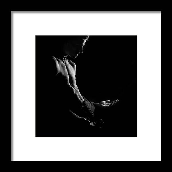 Portrait Framed Print featuring the photograph Come To Me by Paulo Medeiros
