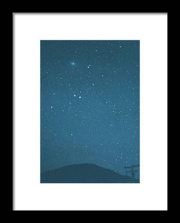 Comet Framed Print featuring the photograph Comet Iras-araki-alcock And Star by Digital Vision.