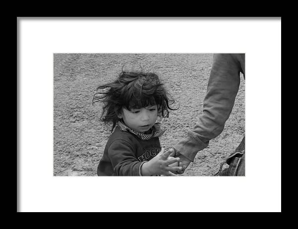  Framed Print featuring the photograph Communication by Esra Belgin