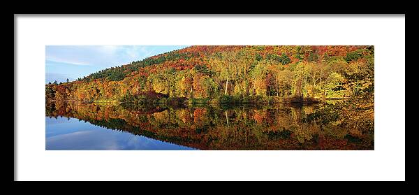 Photography Framed Print featuring the photograph Connecticut River, Brattleboro by Panoramic Images