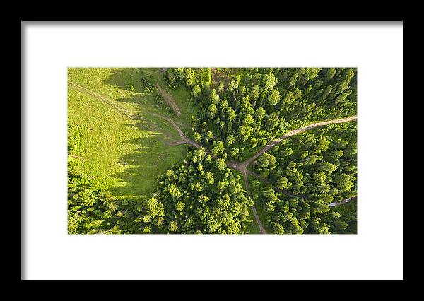 Road Framed Print featuring the photograph Connection Point by Eser Karadag