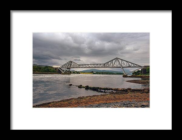 Connel Bridge Framed Print featuring the photograph Connel Bridge by Ray Devlin