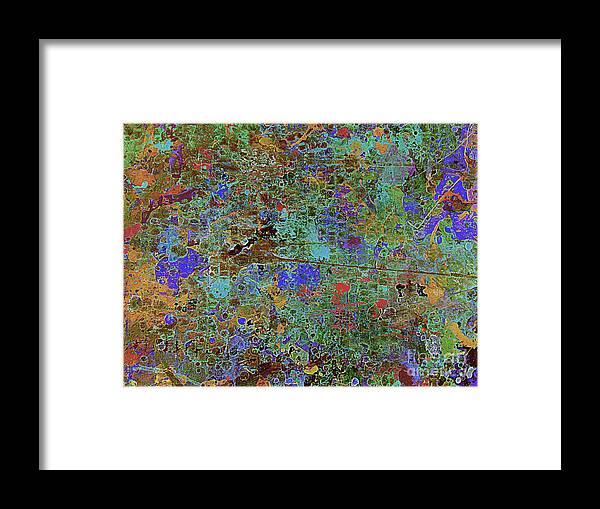 Abstract Framed Print featuring the photograph Contempo 2 by Randall Weidner
