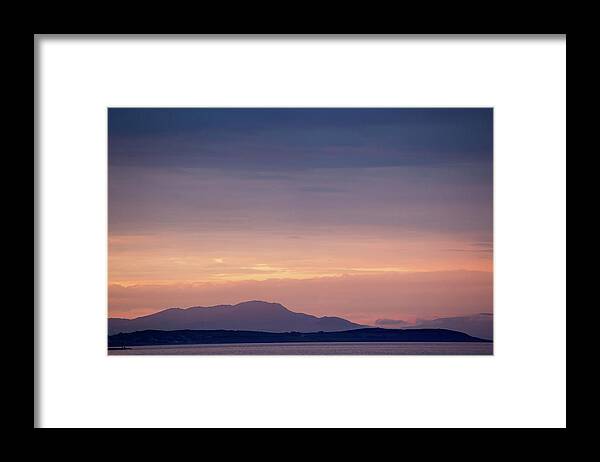 Ireland Framed Print featuring the photograph Cooley Mountains Sunset by Sublime Ireland