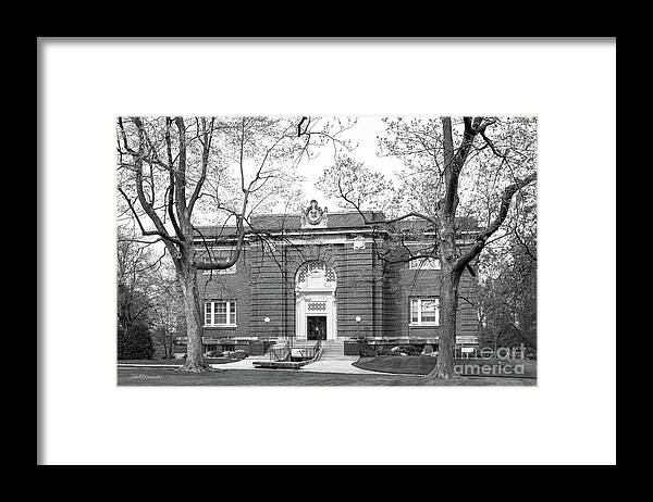 Cornell College Framed Print featuring the photograph Cornell College Norton Geology Center by University Icons
