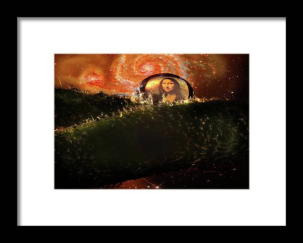 Macro Framed Print featuring the photograph Cosmic Anomaly 8 by Jim Painter