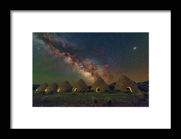 Nightscape Framed Print featuring the photograph Cosmic Furnance by Ralf Rohner
