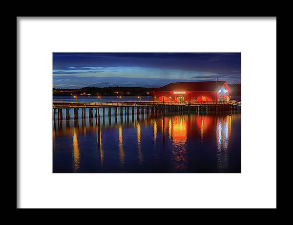 Boardwalk Framed Print featuring the photograph Coupeville Wharf IV by Briand Sanderson