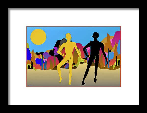 Spy Framed Print featuring the painting Cover or Spy 02 by Artist Laurence
