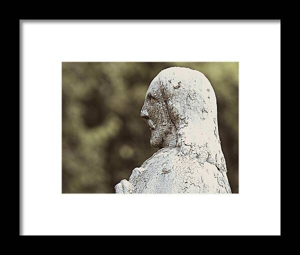 Crackled Framed Print featuring the photograph Crackled by Dark Whimsy