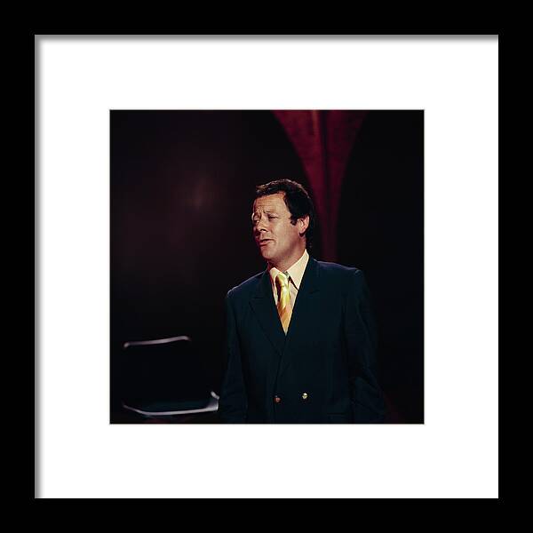 Singer Framed Print featuring the photograph Craig Douglas Performs On Tv Show by David Redfern