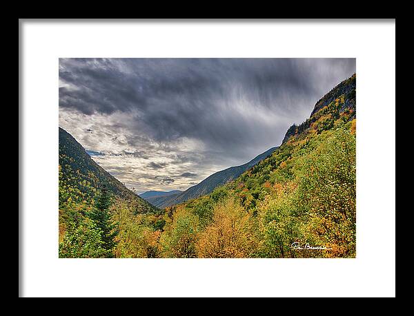 New England Framed Print featuring the photograph Crawford Notch 7315 by Dan Beauvais