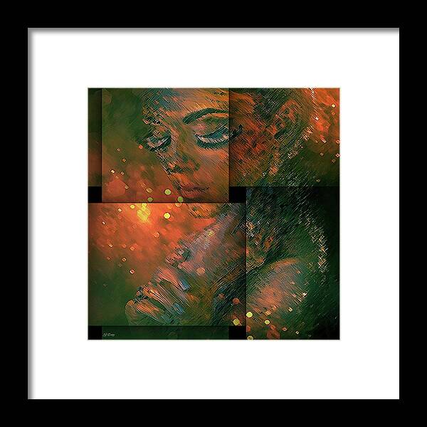Contemporary Framed Print featuring the mixed media Life Is But A Weaving 002 #1 by Gayle Berry
