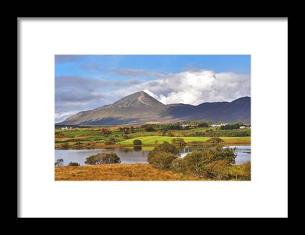 Scenics Framed Print featuring the photograph Croagh Patrick by Photography By Robert Riddell