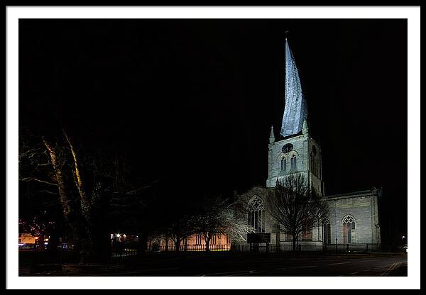 Crooked Spire Framed Print featuring the photograph Crooked spire 2 by Steev Stamford