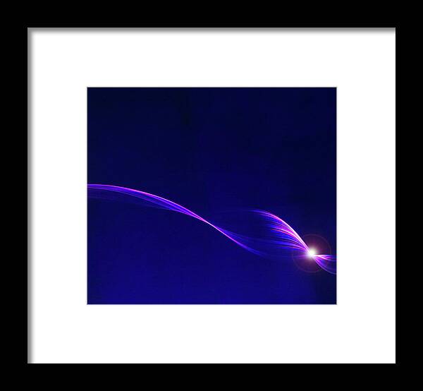Crossing The Streams Framed Print featuring the digital art Crossing the streams by Steve Taylor