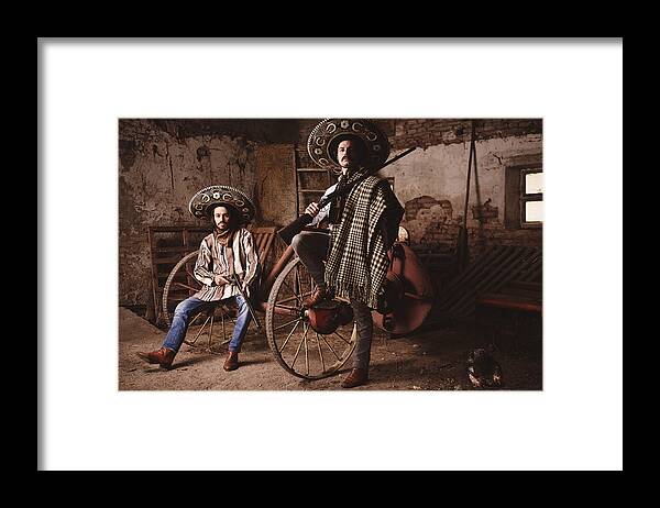 Mexico Framed Print featuring the photograph Cuidando El Rancho. by Giacomo Bruno